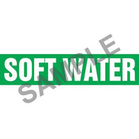 J.J. Keller Soft Water Pipe Marker - ASME/ANSI