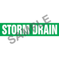 J.J. Keller Storm Drain Pipe Marker - ASME/ANSI