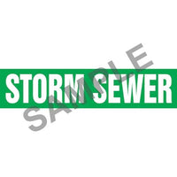 J.J. Keller Storm Sewer Pipe Marker - ASME/ANSI