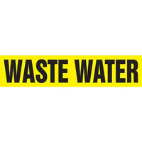 J.J. Keller Waste Water Pipe Marker - ASME/ANSI