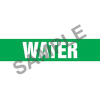 J.J. Keller Water Pipe Marker - ASME/ANSI