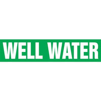 J.J. Keller Well Water Pipe Marker - ASME/ANSI