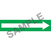 J.J. Keller Wordless Pipe Marker - Long Arrow - ASME/ANSI