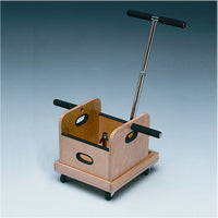 Baseline FCE Work Device - Mobile Weighted Cart with T-handle and Accessory Box — for Strength Training and Rehabilitation