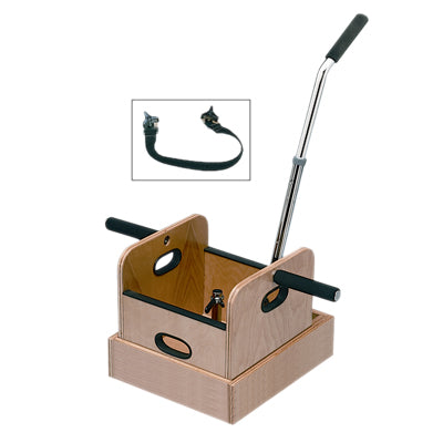 Baseline FCE Work Device - Weighted Sled with Straight Handle and Accessory Box — for Strength Training and Rehabilitation