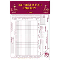 J.J. Keller Trip Cost Report Envelope 5-Pack - Retail Packaging