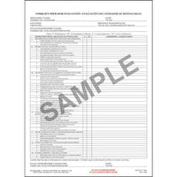 J.J. Keller Forklift Operator Evaluation Form - Spanish