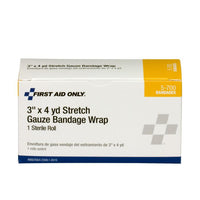 First Aid Only 3" x 4 yd. Sterile Stretch Gauze (Pack of 200)