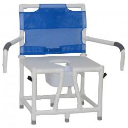 ConvaQuip 124-C10-DDA Bariatric Bedside Commode
