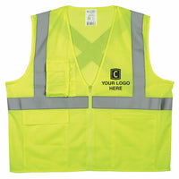 J. J. Keller® SAFEGEAR® Safety Vest Type R Class 2 - Zipper Closure