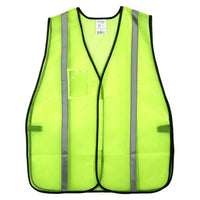 J. J. Keller SAFEGEAR Non-Certified Safety Vest - Hook & Loop Closure with 1" Silver Tape