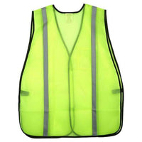 J. J. Keller® SAFEGEAR® Non-Certified Safety Vest - Hook & Loop Closure with 1" Silver Tape