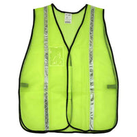 J. J. Keller SAFEGEAR Non-Certified Safety Vest - Hook & Loop Closure with 1" PVC Tape