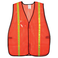 J. J. Keller SAFEGEAR Non-Certified Safety Vest - Hook & Loop Closure with 1" PVC Tape