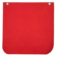 J.J. Keller Warning Flag Red Solid Poly/Cotton Twill