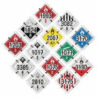 J.J. Keller Numer-All™ Flip Placard - 13 Legend, White Back Plate