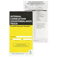 J.J. Keller Internal Combustion Counterbalance Forklift Pre-Shift Inspection Checklist