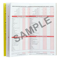 J.J. Keller Narrow Aisle Reach Truck and Order Picker Multiform Forklift Inspection Logbook