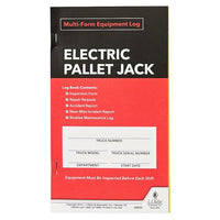 J.J. Keller Electric Pallet Jack Multiform Inspection Logbook