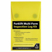 J.J. Keller Multiform Forklift Inspection Logbook Case
