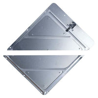 J.J. Keller Rivetless Split Aluminum Placard Holder with Back Plate