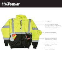 J. J. Keller® SAFEGEAR® Zipper Sweatshirt Type R Class 3