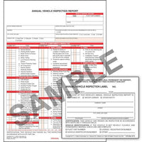 J.J. Keller Annual Vehicle Inspection Report & Label Combo Pack