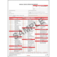 J.J. Keller Annual Vehicle Inspection Report & Label Combo Pack