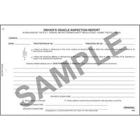 J.J. Keller Simplified Driver's Vehicle Inspection Report, 2-Ply, with Carbon - Stock