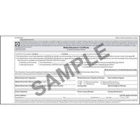 JJ keller Medical Examination Certificate & Report Combo Pack