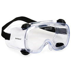 J. J. Keller SAFEGEAR Indirect Vent Safety Goggles - Clear Frame, Clear Lens