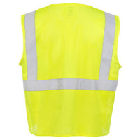 J. J. Keller SAFEGEAR Safety Vest Type R Class 2 - Zipper Closure with Vertical Reflective Tape