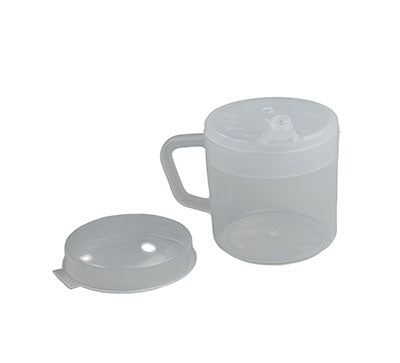 Independence 1-handled mug, 8 oz., w/2 lids — for Cups & Mugs in Clinical and Institutional Care