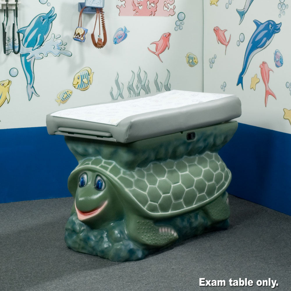Pedia Pals Zoopal Turtle Pediatric Exam Table | Child-Friendly Animative Medical Examination Platform