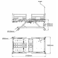 Pedia Pals Home Care Bed 4 Motor Alm Side