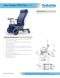 Pedia Pals Power Transport Wheel Chair