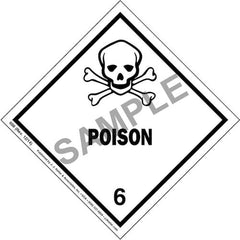 J. J. Keller Class 6 Poison Labels - Paper, Roll of 500