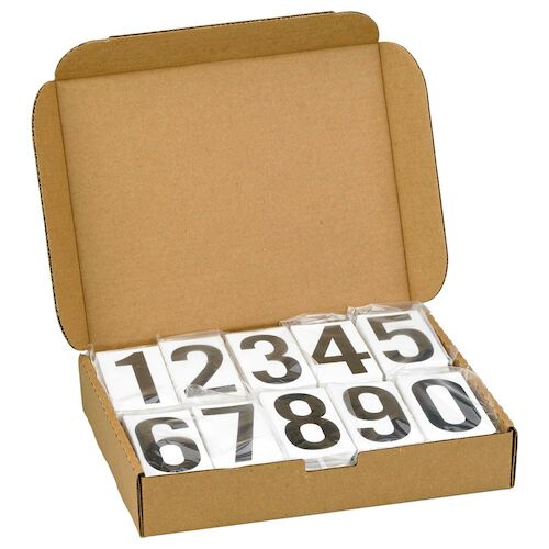 J. J. Keller 3.5" Vinyl Numbering Kits - White