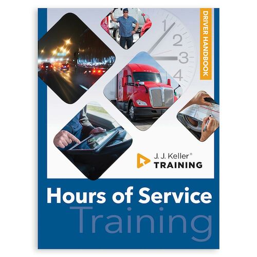 J. J. Keller Hours of Service Training Driver Handbook - Perfect Bound, English, 5-1/4" W x 8" L