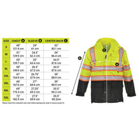 J. J. Keller® SAFEGEAR® 3-in-1 Removable Fleece-Lined Parka Jacket Type R Class 3