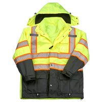 J. J. Keller SAFEGEAR 3-in-1 Removable Fleece Lined Parka Jacket Type R Class 3