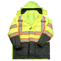 J. J. Keller SAFEGEAR 3-in-1 Removable Fleece Lined Parka Jacket Type R Class 3