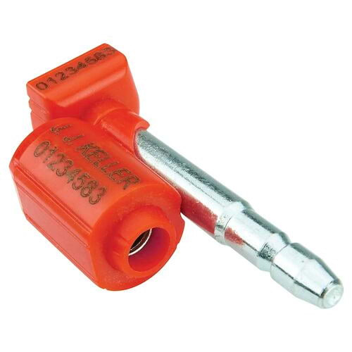 J. J. Keller Uncoated Pin Bolt Seal - Model #: HBSUP8