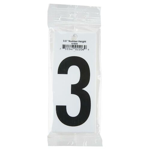 J. J. Keller 3.5" Vinyl Number Packs