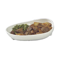 FabLife Non-skid scoop dish, sandstone — for Plates & Bowls in Clinical and Institutional Care