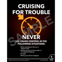 Cruising For Trouble - Transportation Safety Poster