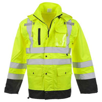 SAFEGEAR¬Æ Rain Jacket Type R Class 3 - Zipper Closure