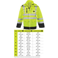 SAFEGEAR¬Æ Rain Jacket Type R Class 3 - Zipper Closure