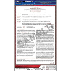 J. J. Keller Walsh-Healey, McNamara-O'Hara Federal Contract Poster - English
