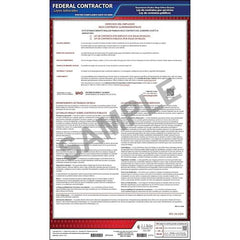 J. J. Keller Walsh-Healey, McNamara-O'Hara Federal Contract Poster - Spanish